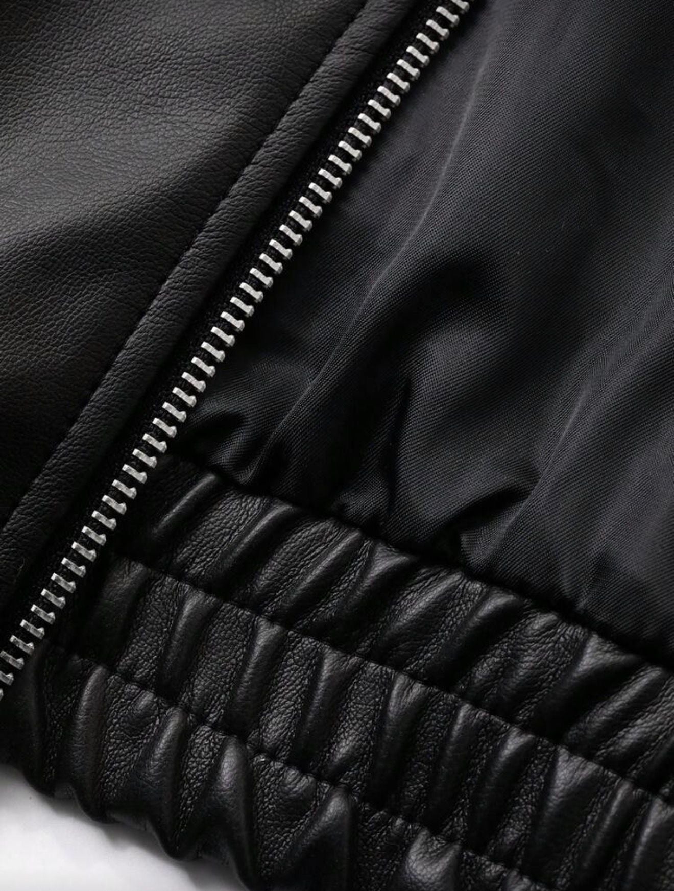 Chaqueta Minimalista Premium de Cuero Urbano – Estilo Moderno Elegante para Hombre