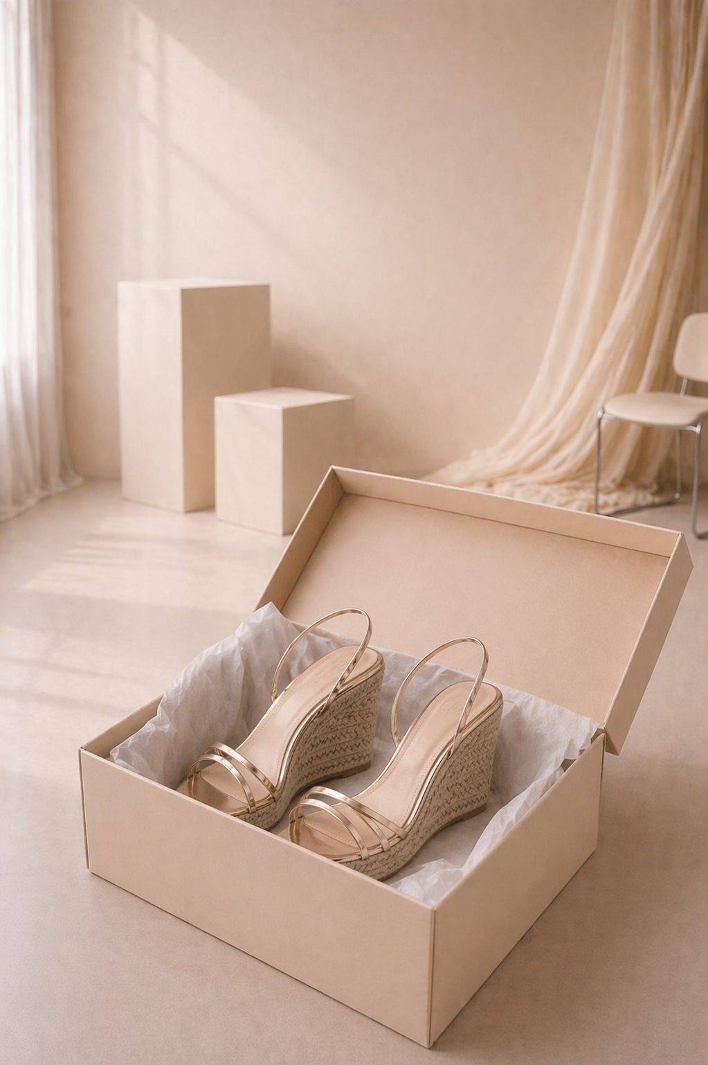 Golden Wrap Wedges – Eleva tu verano a otro nivel