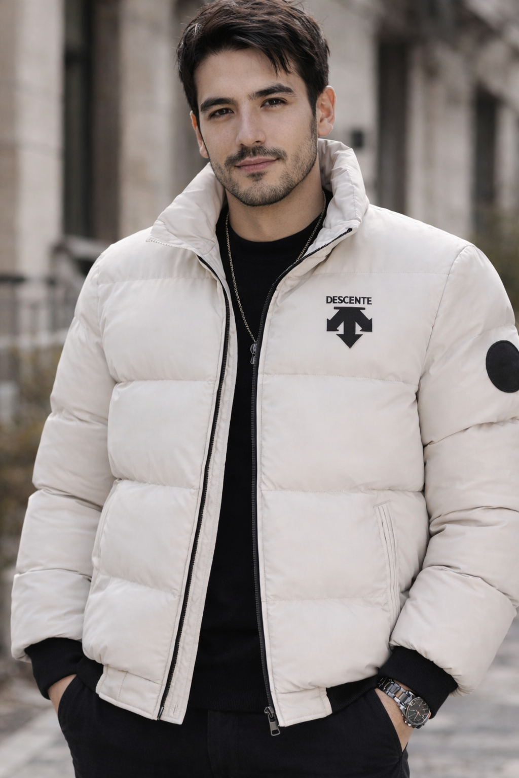 Chaqueta Acolchada Premium DESCENTE – Estilo Urbano, Máxima Comodidad