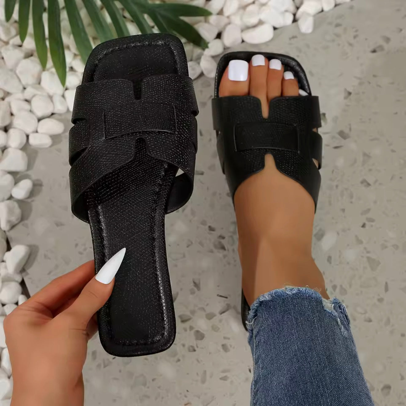 Sandalias planas elegantes de verano – Comodidad y estilo en cada paso