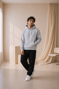 Sudadera Básica Gris Unisex Cómoda