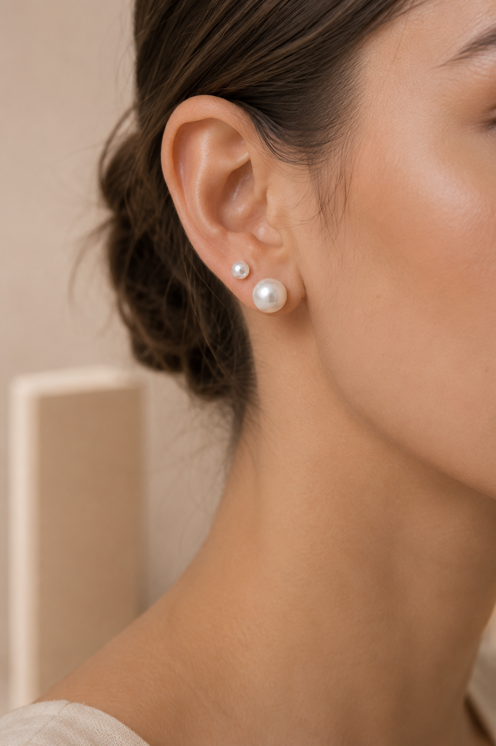 Pendientes de Perla Elegantes Multitamaño – Set Clásico y Versátil para Mujer