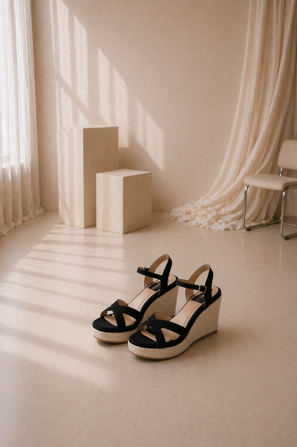 Sandalias de Cuña Elegantes para Mujer – Diseño Casual con Plataforma Cómoda