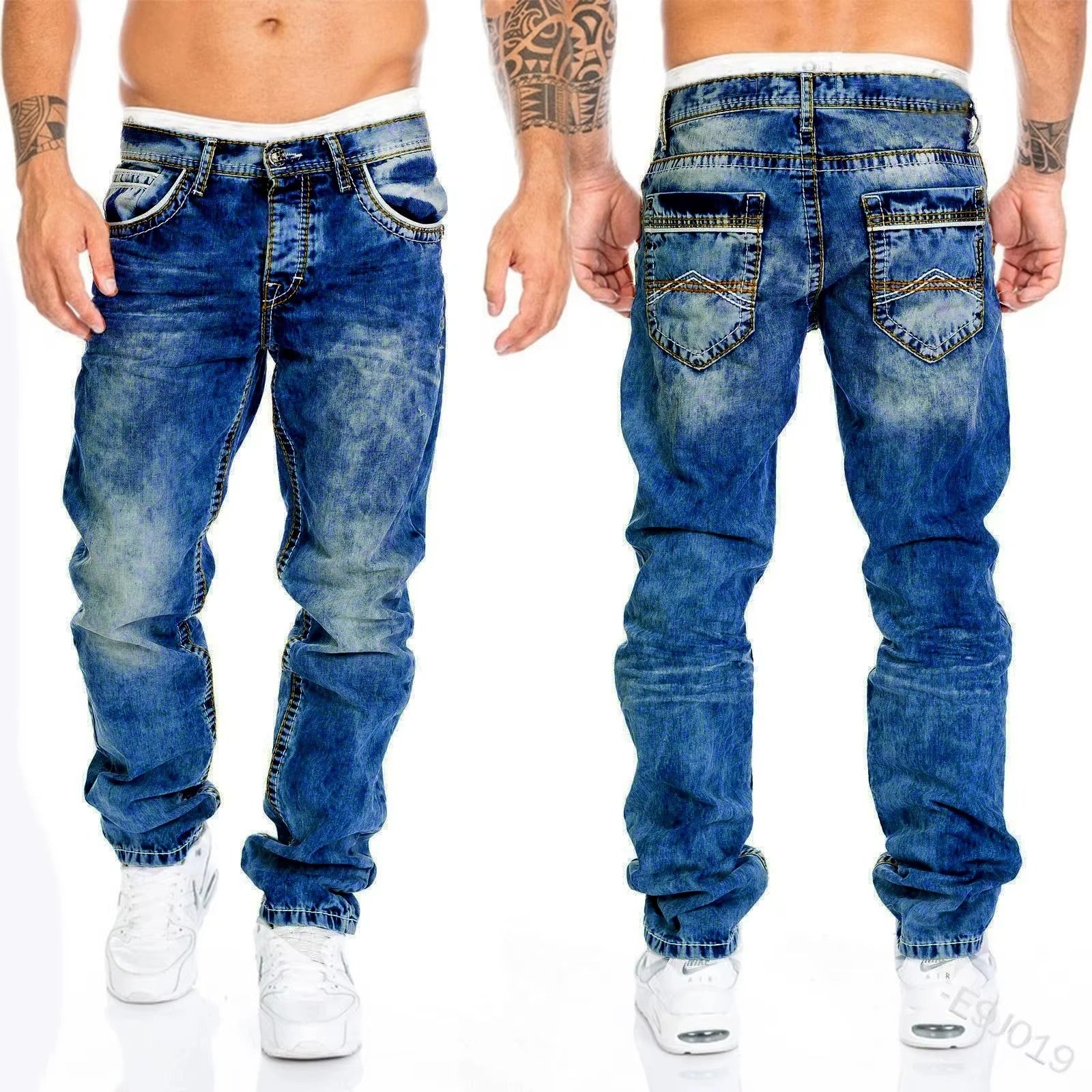 Jeans urbanos con estilo moderno: look casual completo