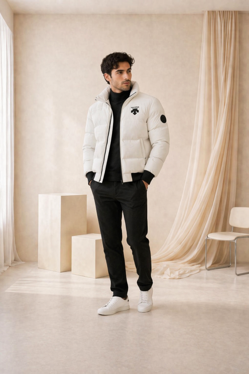 Chaqueta Acolchada Premium DESCENTE – Estilo Urbano, Máxima Comodidad