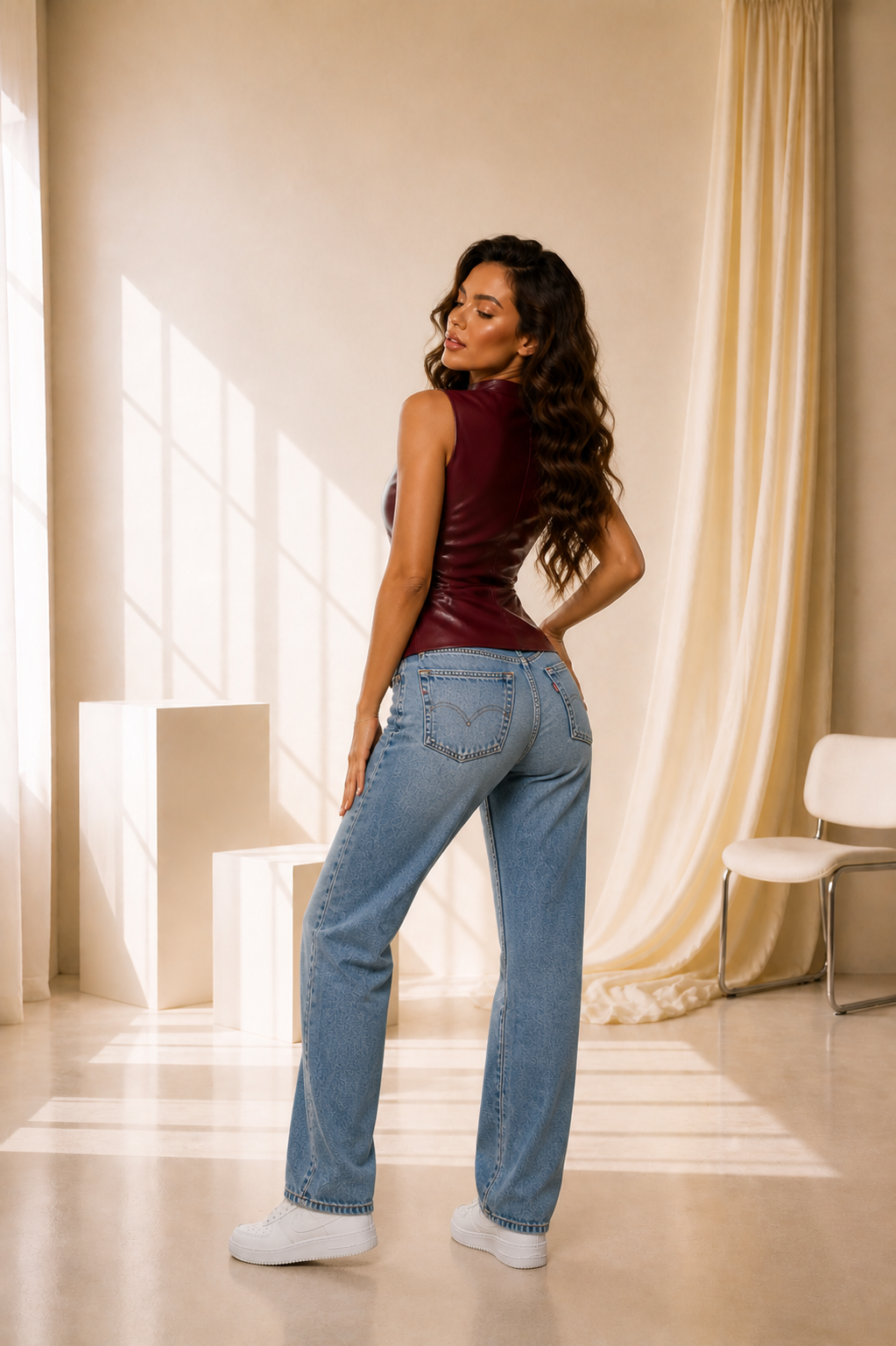 Top Efecto Cuero Premium “Aura Urbana” – Elegancia que Impacta
