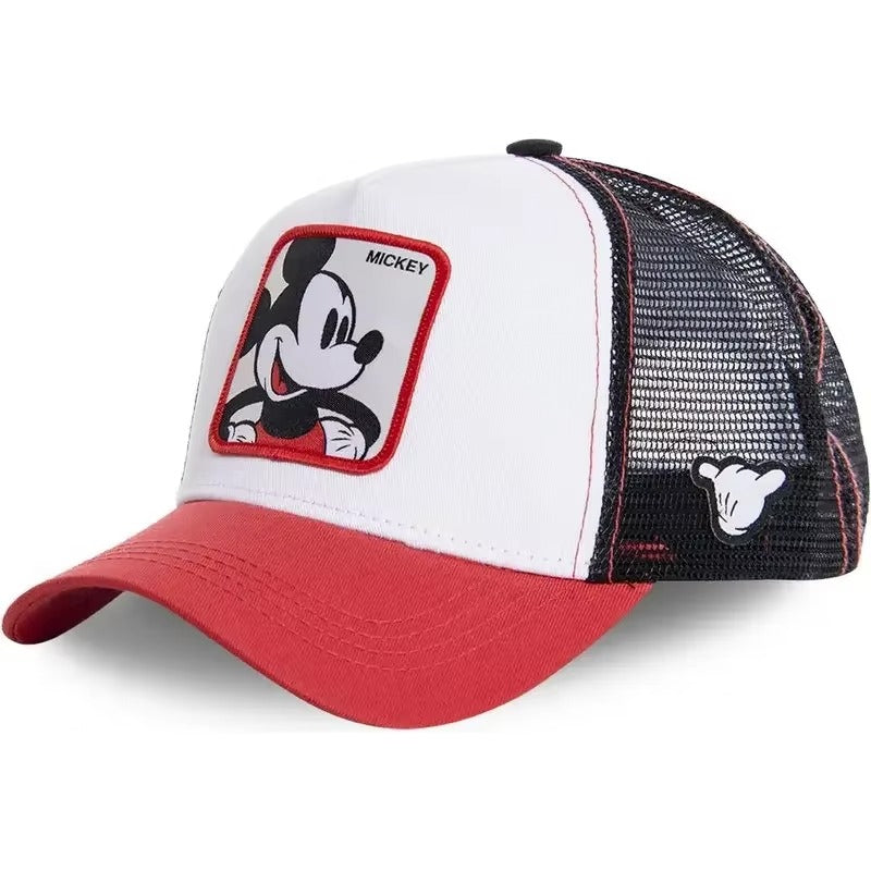 Gorra Trucker  Mickey Mouse – Gorra Ajustable con Malla, Estilo Urbano y Casual