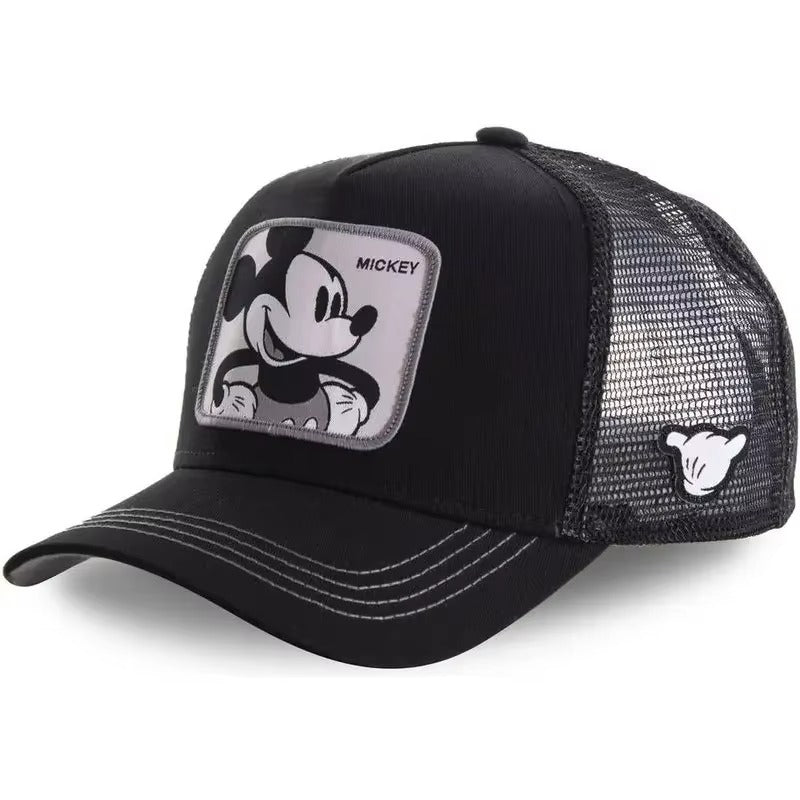 Gorra Trucker  Mickey Mouse – Gorra Ajustable con Malla, Estilo Urbano y Casual