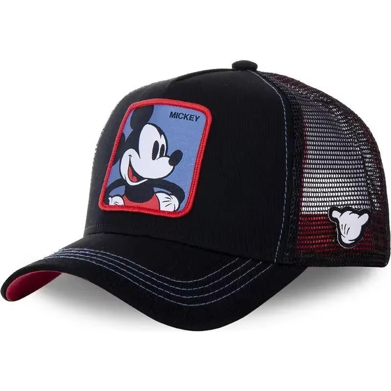 Gorra Trucker  Mickey Mouse – Gorra Ajustable con Malla, Estilo Urbano y Casual