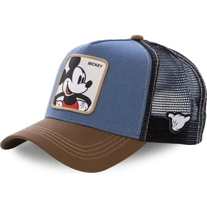 Gorra Trucker  Mickey Mouse – Gorra Ajustable con Malla, Estilo Urbano y Casual